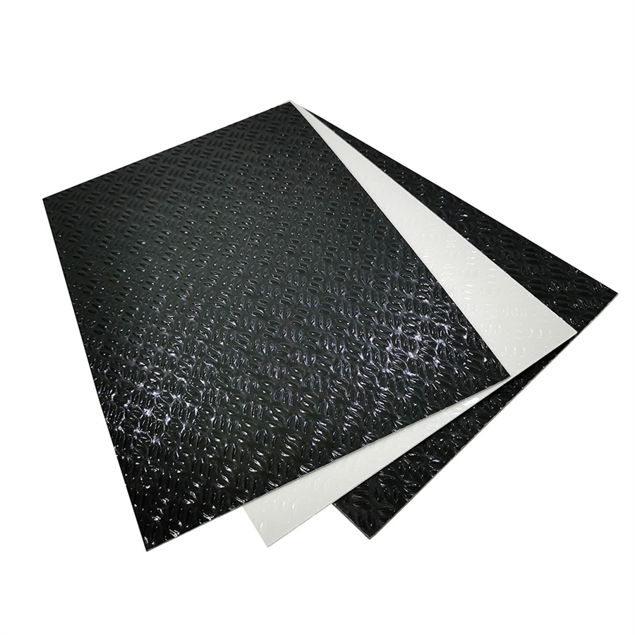 Anti Slip Diamond Checker Embossed Fiberglass Reinforced GRP FRP Chequered Plate For Flooring