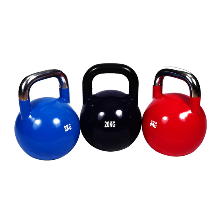 Gym fitness steel competition kettlebell