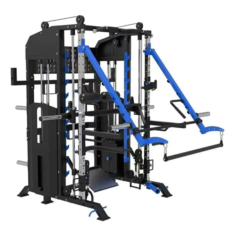 معدات اللياقة البدنية متعددة الصالة الرياضية سميث آلة القرفصاء نصف قوة الرف
