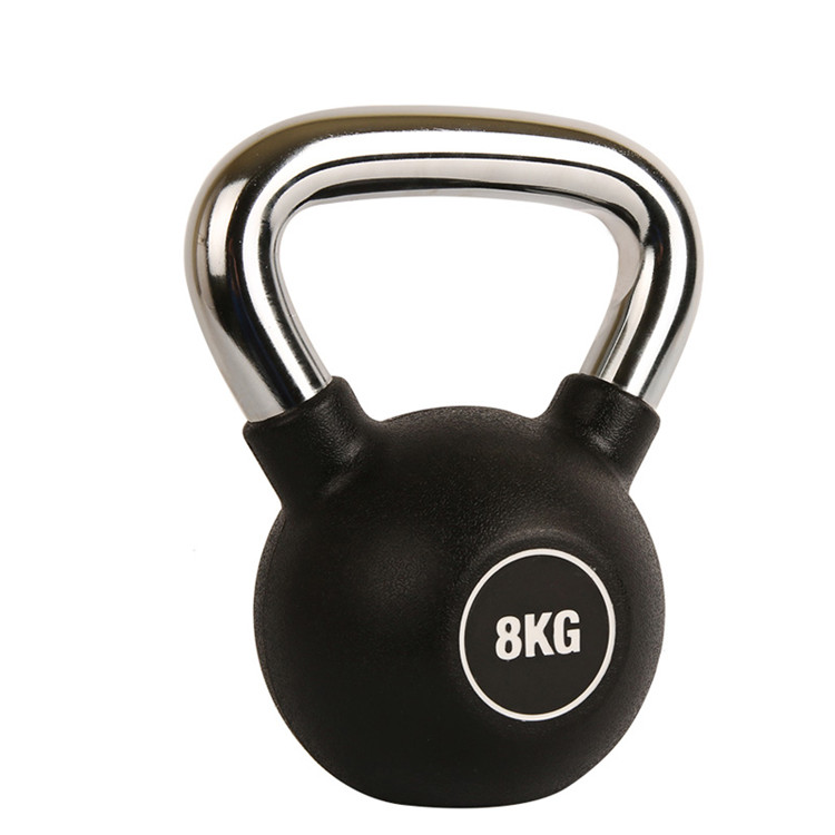 Kettlebell per il fitness per uso domestico rivestiti in PU, attrezzatura per il fitness dei muscoli del braccio, palestra per la casa con kettlebell fitness allenamento per la forza - sollevamento pesi pesanti
