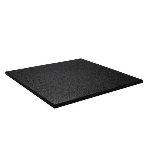 Hochwertige, schwarze, dünne EPDM-Slip-Fitness-Bodenmatte für Stoßdämpfung und Schalldämmung