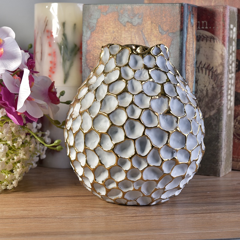 Pineapple-shape geo cut candle jar votive glass candle holder scented bedroom decor wholesales