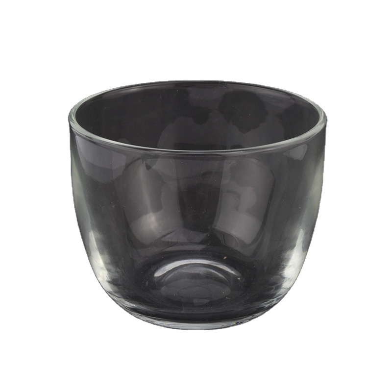 14oz handmade clear glass candle bowl vessels for candles