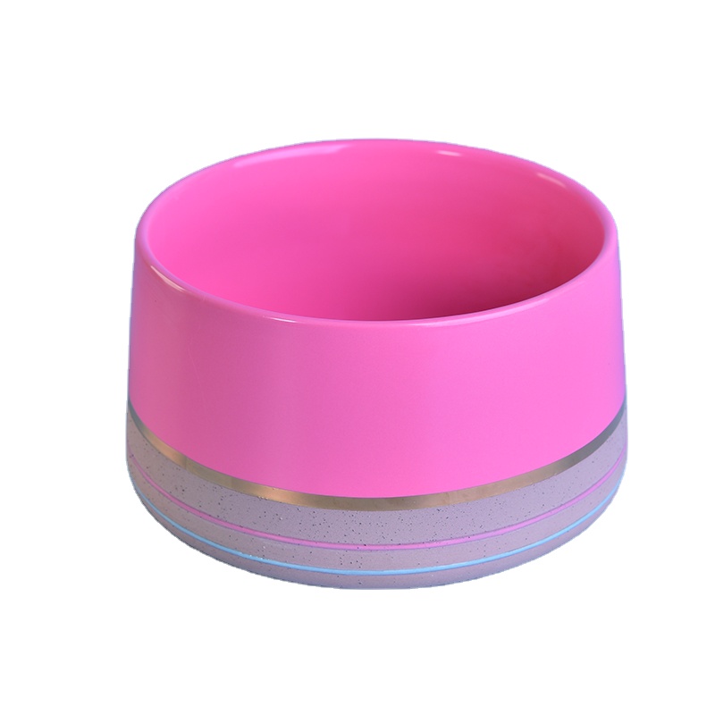 Sunny decorative pink custom large ceramic candle holders