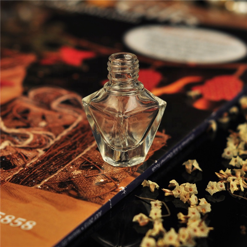 5ml empty square double wall oil perfume bottles