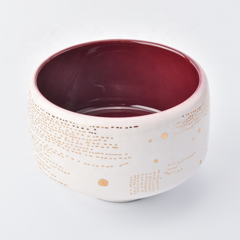 luxury large tea light ceramic candle vessels
