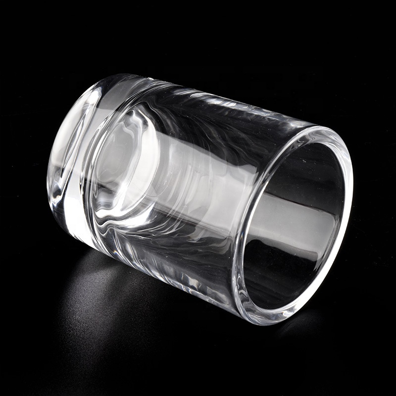 Sunny tealight clear glass candle jar for candle making 6oz 8oz