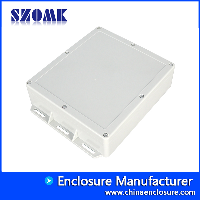 Caja de conexiones de plástico impermeable para exteriores, carcasa de dispositivo de instrumento resistente a la intemperie para PCB AK-01-56 205*177*60mm