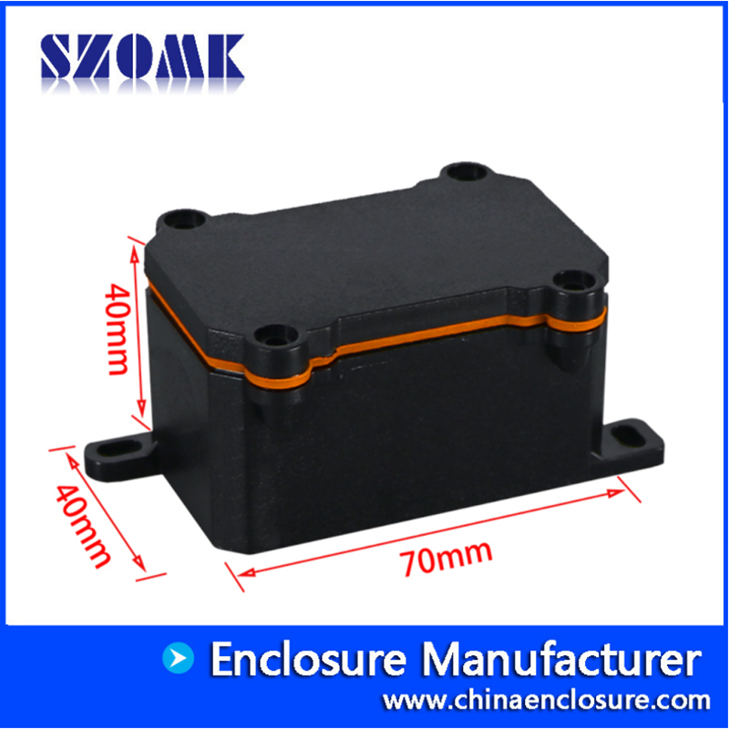 Waterproof Enclosure For Cable Connection Junction Box Weatherproof Outdoor Plastic Instrument Casing AK-BW-01 70*40*40mm