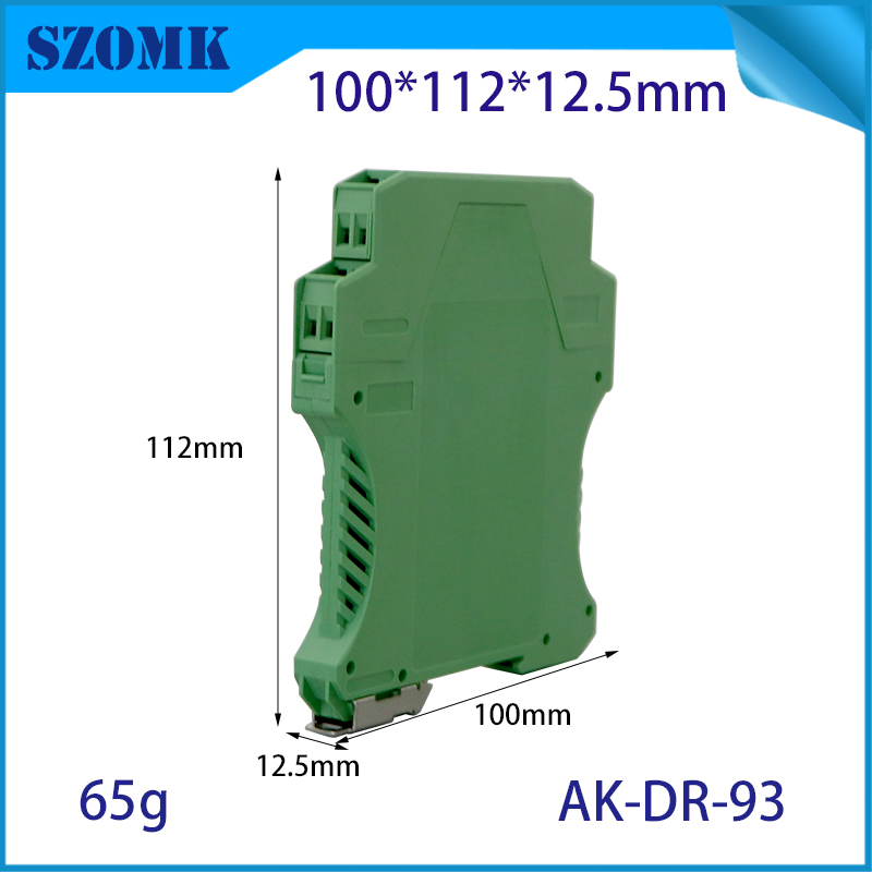 100*112*22.5MM AK-DR-92 White Pcb Din Rail Terminal Block Electrical Equipment Terminal Electronics Connector For Din Rail Enclosure - COPY - l934i0