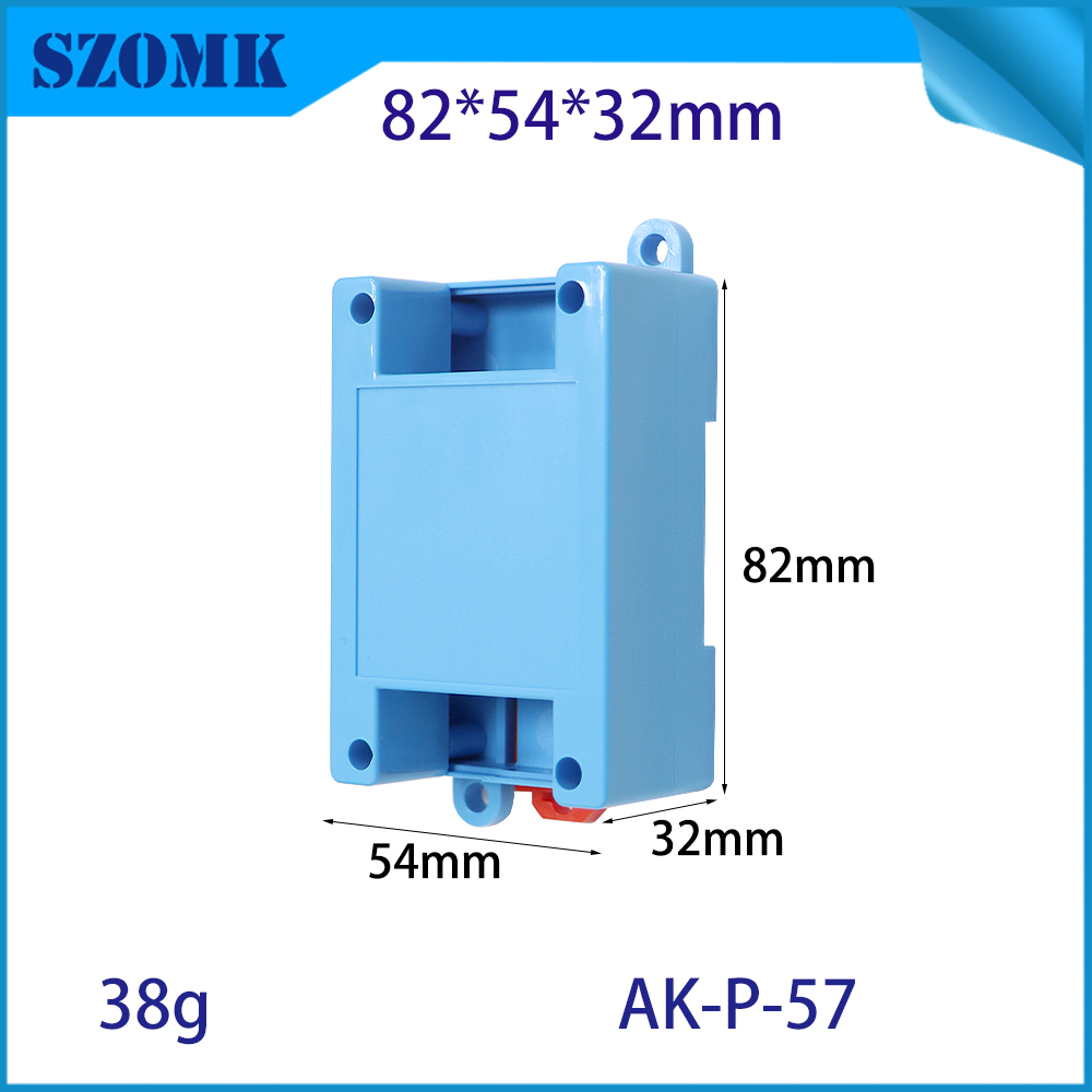82*54*33MM AK-P-57 PLC電気安全障壁分離モジュールPCBボード用プラスチック電気シェル