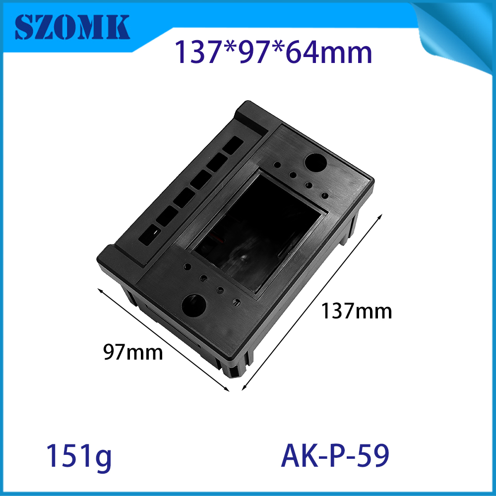 137*97*64mm AK-P-59デジタルディスプレイスクリーンサーフェスフレームPCBジャンクションボックスケース