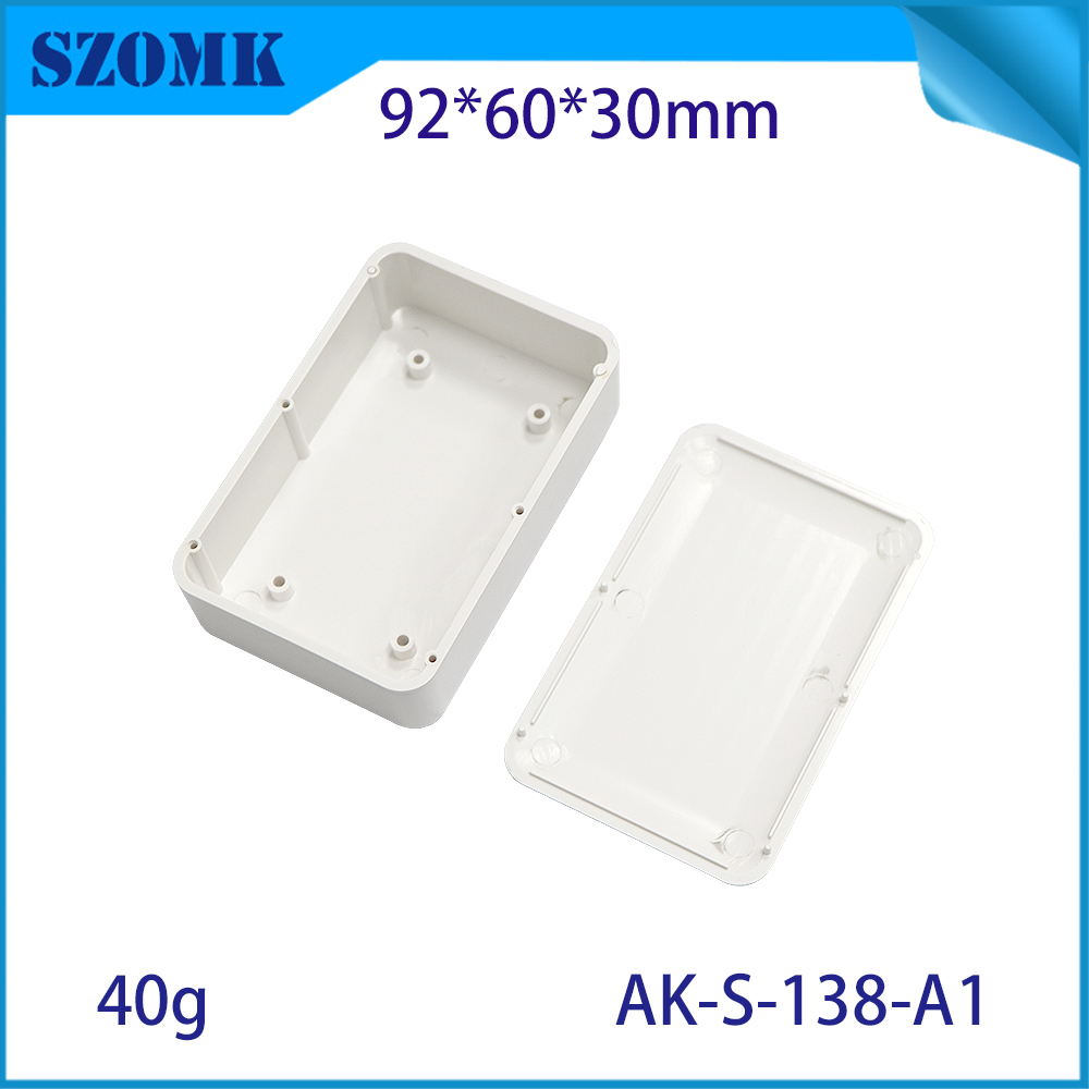 92*60*30 mm AK-S-S-138 BEPERKTE BOX ABS ABS Junction Box Instrument Plastic Shell Electronics PCB-behuizing
