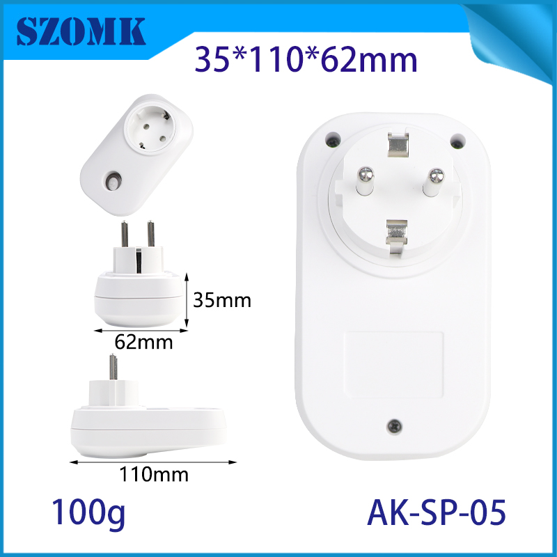 AK-SP-05 EU ELEKTRISCHE Steckerboxen Wandmontierte Steckergehäuse-Box-PC-Gehäuse für Stromversorgung