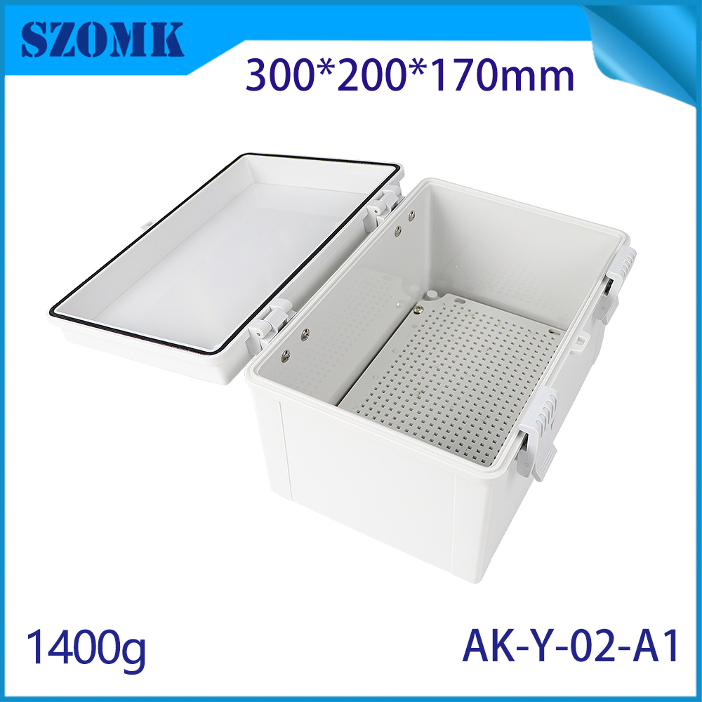Caja de unión impermeable Ak-Y-02-A1 IP67 Circuito eléctrico Caja de carcasa MCCB para la caja de caja para 300x200x170 mm