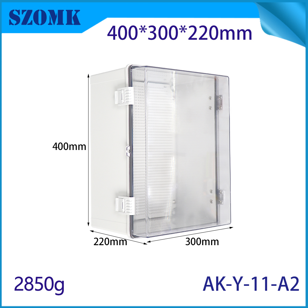 AK-Y-11A2 Custom IP67 ABS e materiale PC in plastica in plastica per jounction per dispositivi elettronici.