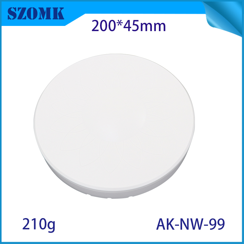 حاويات AK-NW-99 ABS البلاستيكية لعلاج Round Round Round Controller لـ Sensor 200*45mm