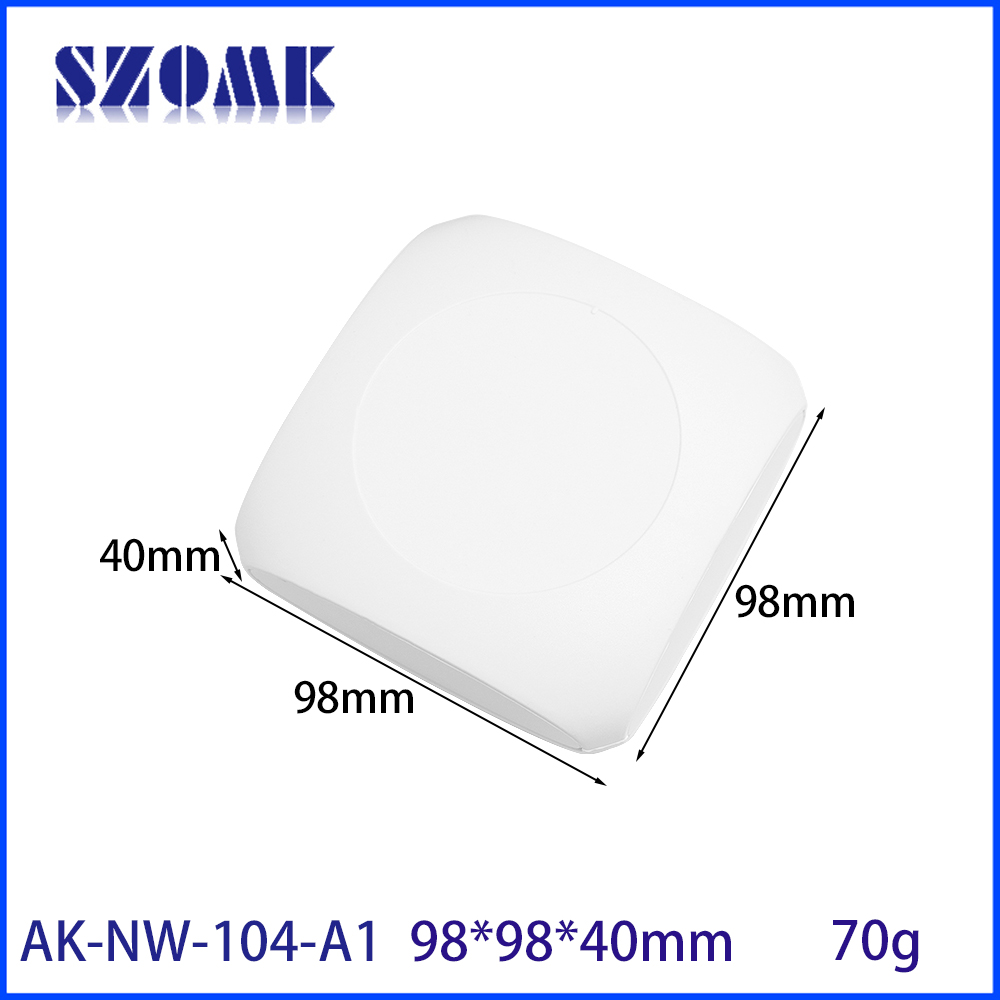 Ak-NW-104 Equipamento de rede Caixa de plástico elétrico Caixa de lótus Casca em forma de pedra 98*98*40mm