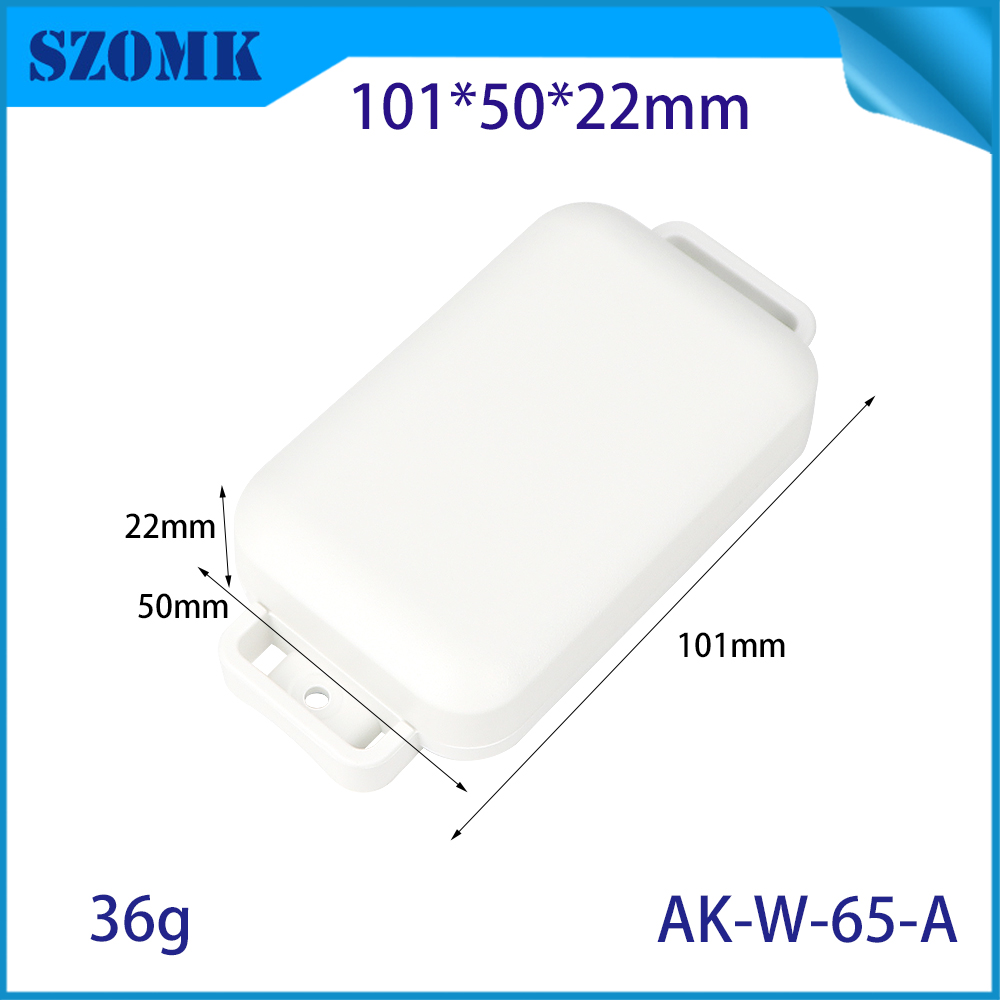 AK-W-65A PCB ABS 인클로저 정션 상자 IoT/IIOT 센서 시스템 플라스틱 케이스 플라스틱 플라스틱 케이스 101*50*22mm