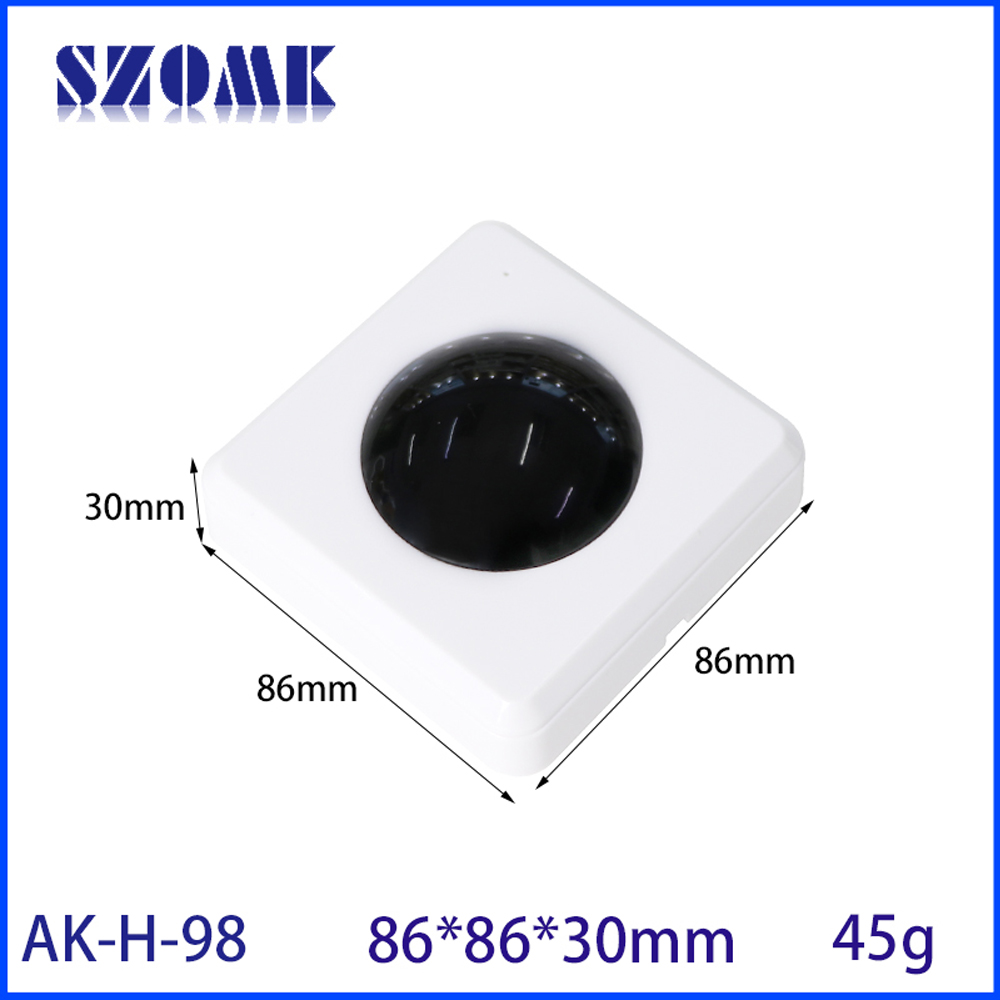 86*86*20mm AK-N-98 WiFi 연결된 스마트 벽 장착 에어컨 가열 원격 제어 1 터치 버튼 스위치 플라스틱 정션 상자