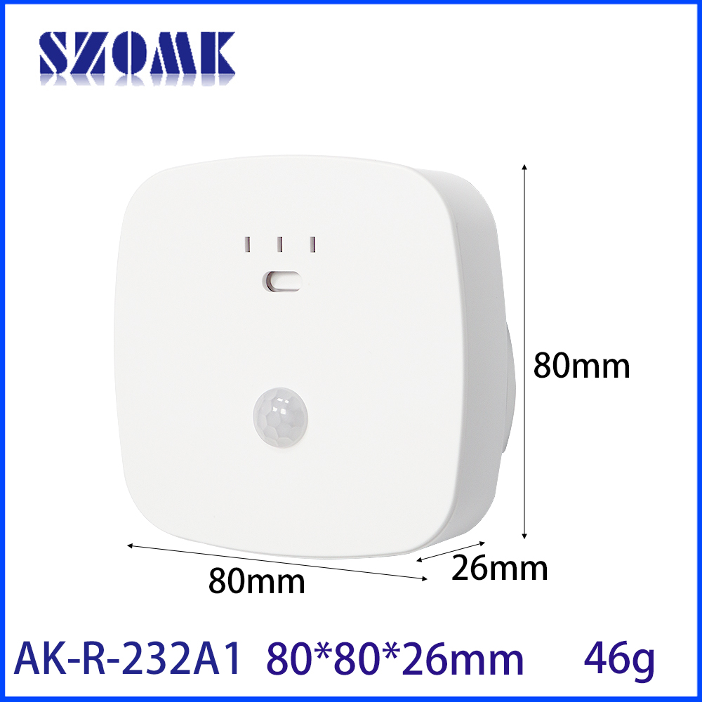 80*80*26mm AK-R-232 iot casa inteligente sem fio sensor gabinetes umidade e temperatura escudo szomk pir sensor de temperatura gabinete