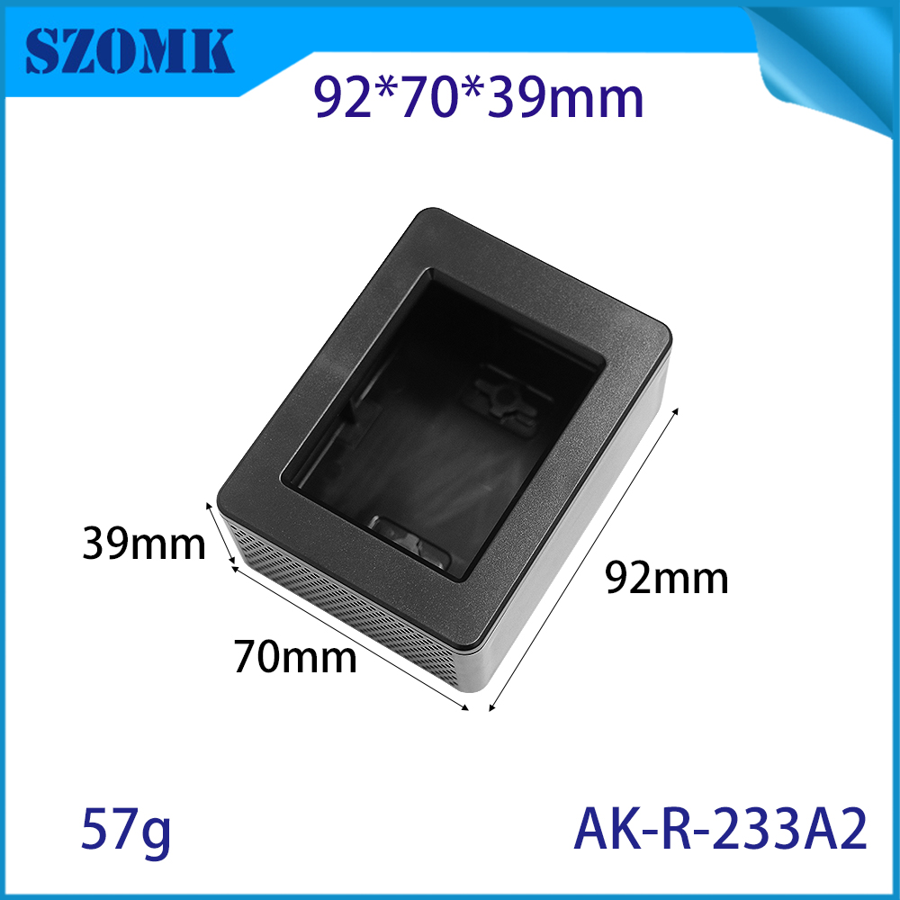 92*70*39mm AK-R-233 display habitação tela lcd eletrônico fabricantes interruptor remoto sem fio abs display mesa gabinete