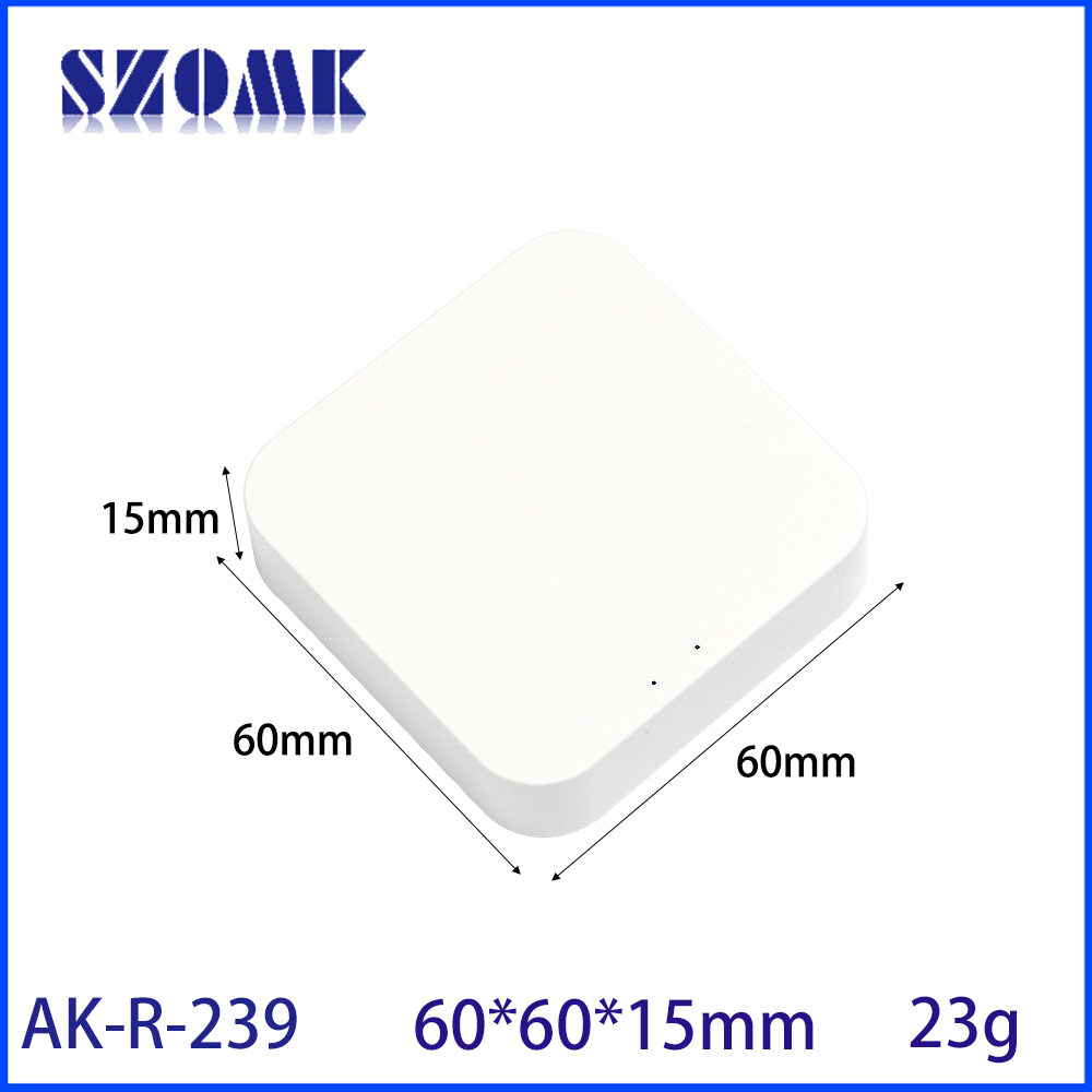 60*60*15mm AK-R-239 gateway wifi hub sem fio iot gabinete elétrico de plástico para zigbee estável aplicativo inteligente controle remoto sensor infravermelho