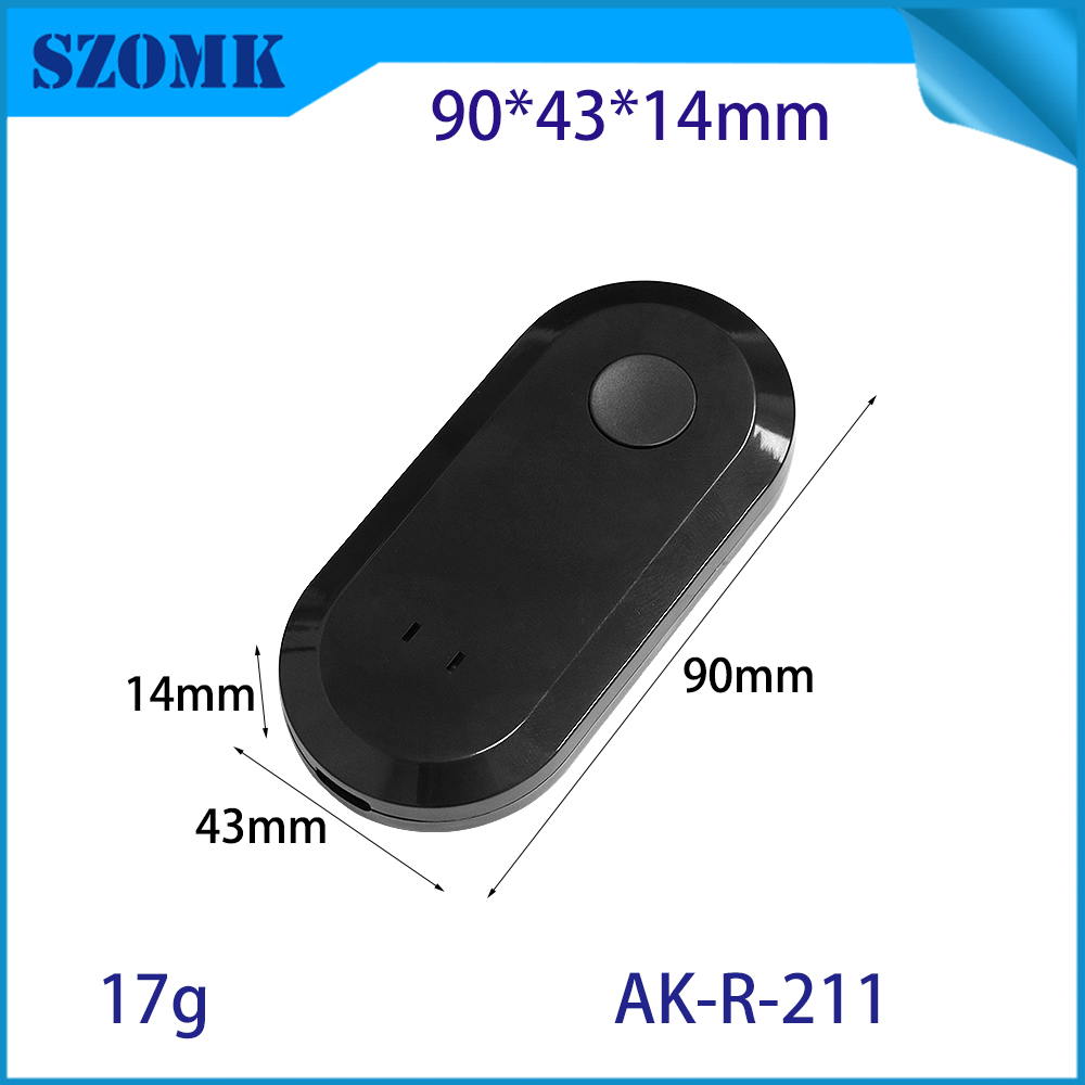 90*43*14mm AK-R-211 Key Finder Smart GPS Tracker Item Finder Werk Abs Tracker Fitag Anti-verloren Apparaat Plastic Shell