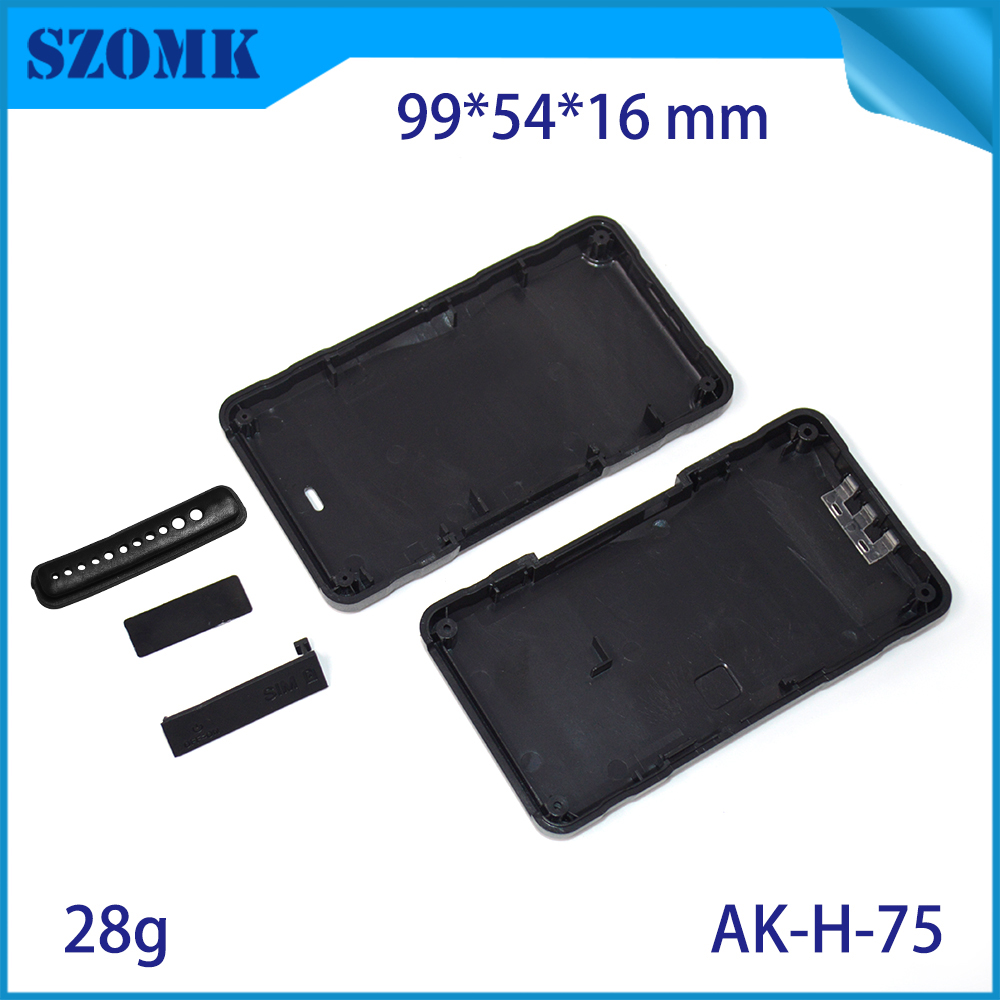 SZOMK Caja portátil de plástico personalizada, liviana y económica para el proveedor de dispositivos eléctricos AK-H-75 99 * 54 * 16 mm