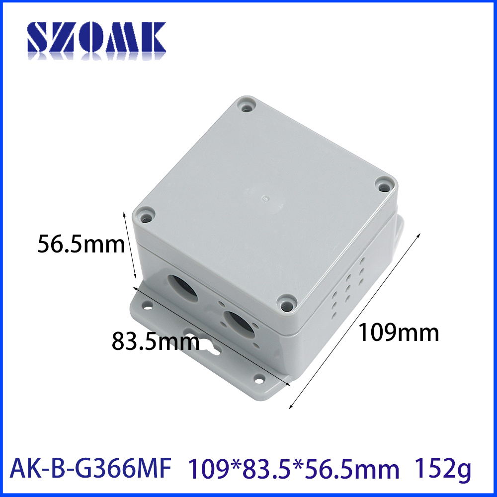 109*83.5*56.5MM 壁挂式接线盒 IP65 防水聚碳酸酯外壳适用于电子项目