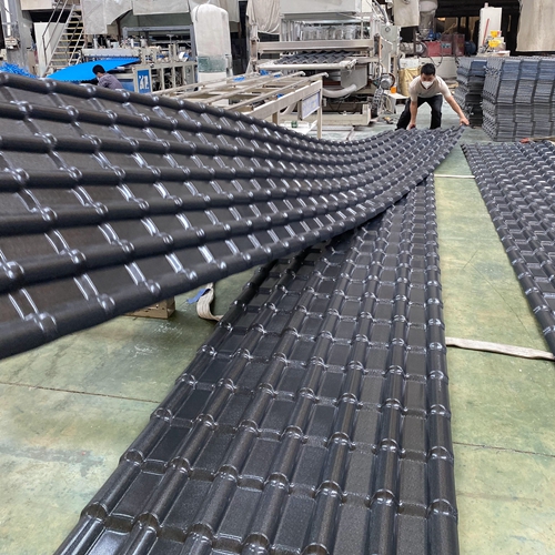 ASA China fábrica de telhas de resina sintética plástica