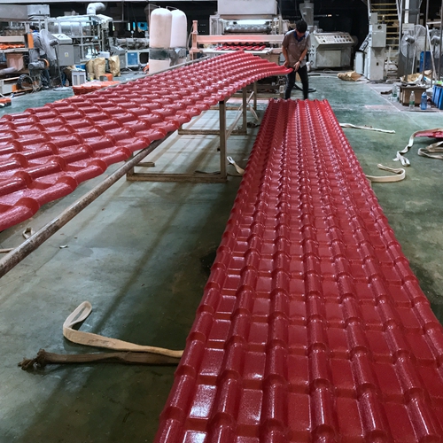Paneles de plástico corrugado para techo de pvc de resina sintética proveedores de hojas para techos fabricantes china