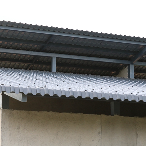 Plastik berkualiti asa resin sintetik villa jubin bumbung