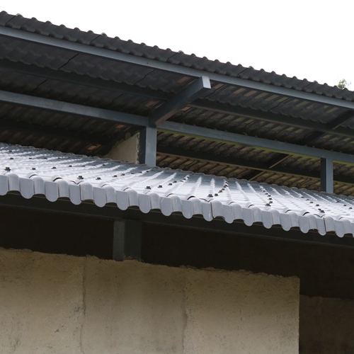 Bahan mesra alam China ASA kilang jubin bumbung resin sintetik