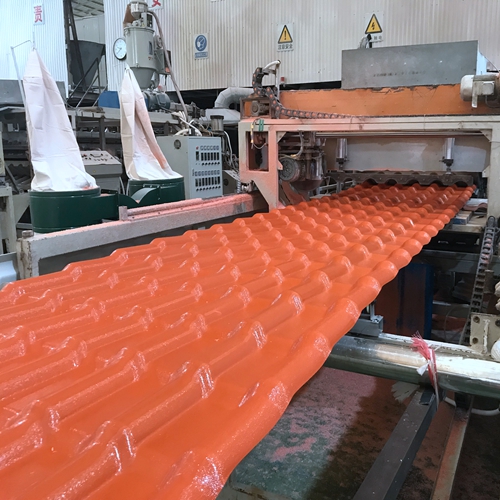 Proveedores de resina sintética anticorrosión de China, láminas de tejas de PVC asa