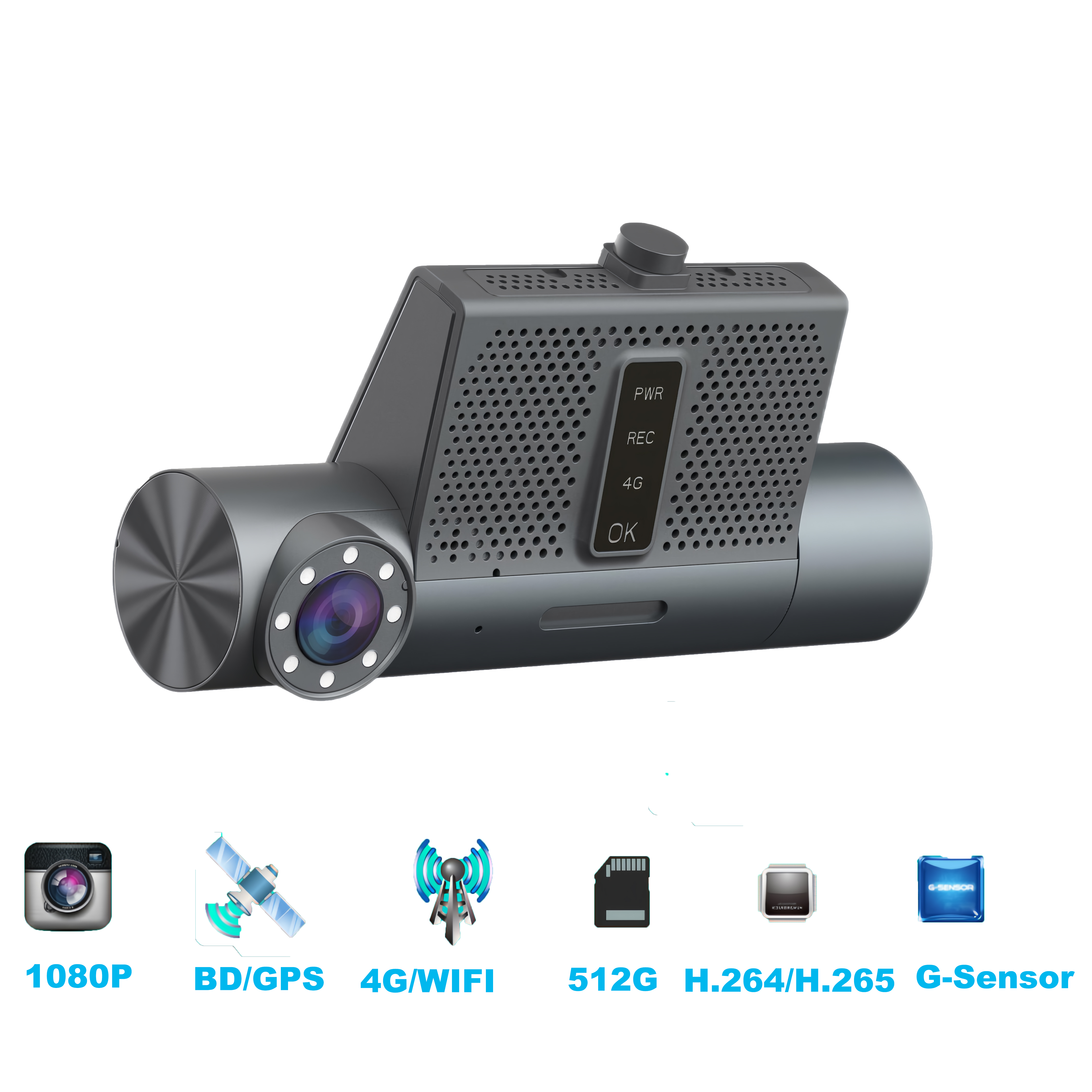 2ch 1080p 4g gps mini mobile MDVR vehicle mobile dashcam blackbox taxi MDVR GPS TRACKING Dual lens dashcam mdvr