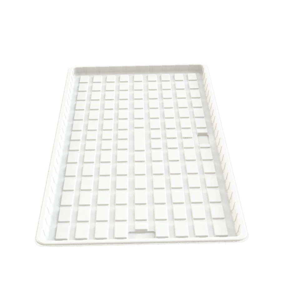 Plateau d'inondation hydroponique de Microgreens de tente de croissance en plastique blanc peu profond 4x8 bon marché à vendre