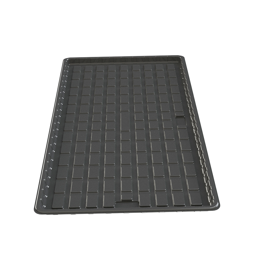 Cheap Black 4x8 Idoor Rolling Micro Veg Plants Plastic Growing Trays For Sale