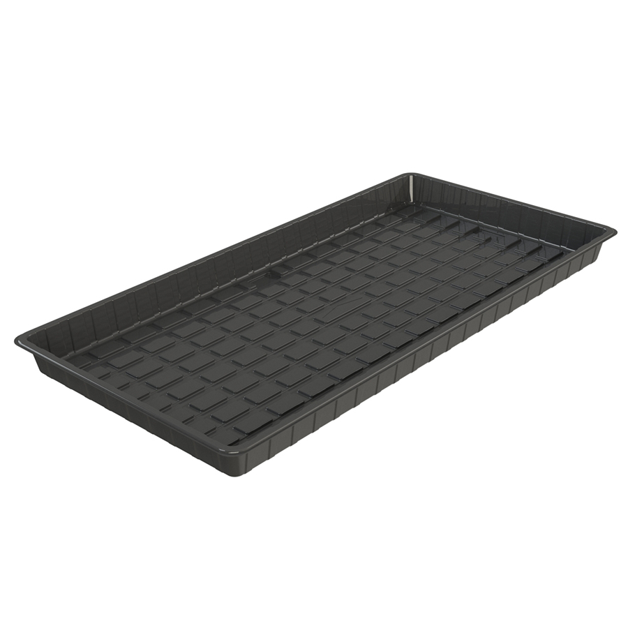 Black Deep Modular 4x8 Heavy Duty Plastic Hydroponic Farm Garden Greenhouse Plant Trays