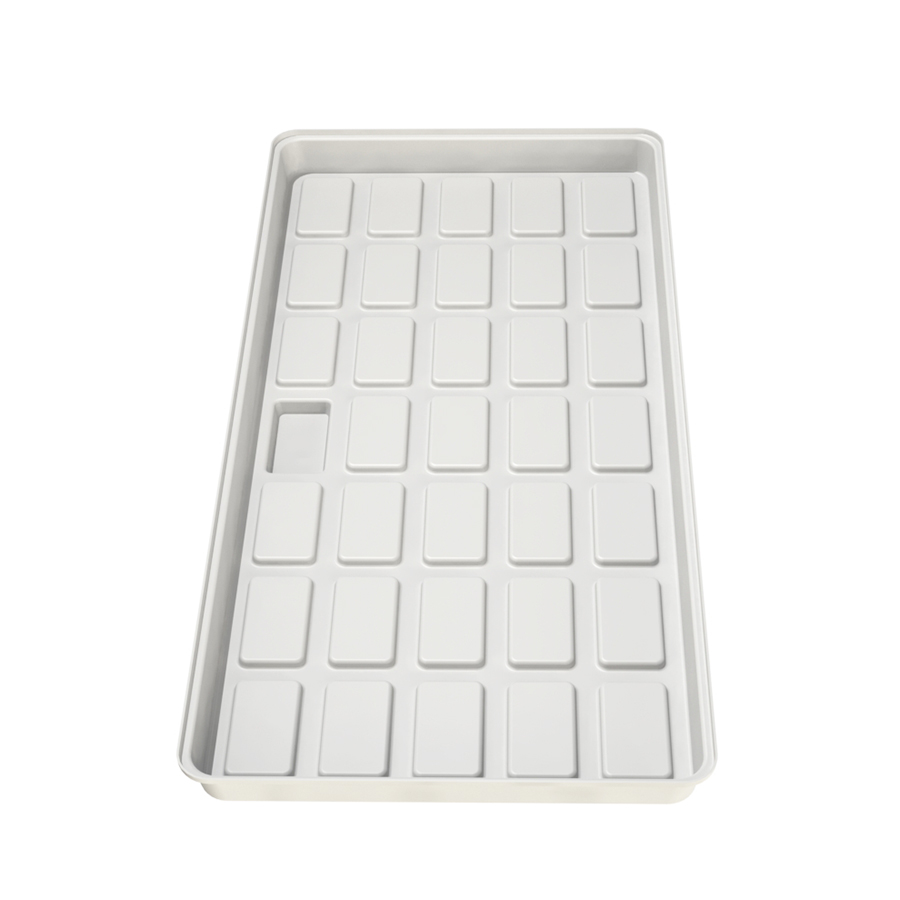2x4 HIPS ABS Plastic White Ebb and Flow Hydroponic Plant Grow Flood Tray Suppliers