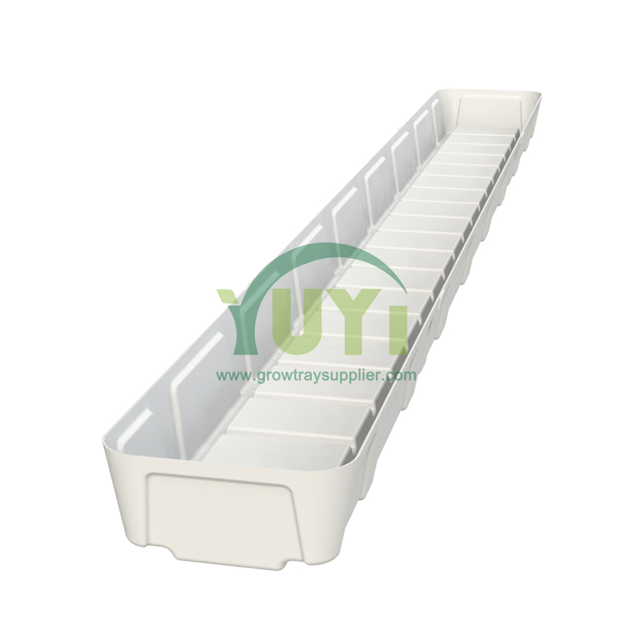 Vertical Gutter Systems Strawberry Vegetables Deep Hydroponic NFT Grow Gully for Greenhouse Hidroponik Aquaponic