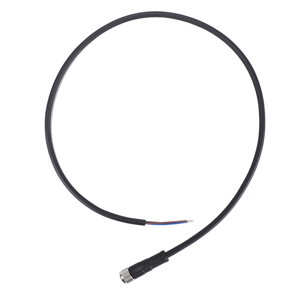 M8 female single ended pigtail cable