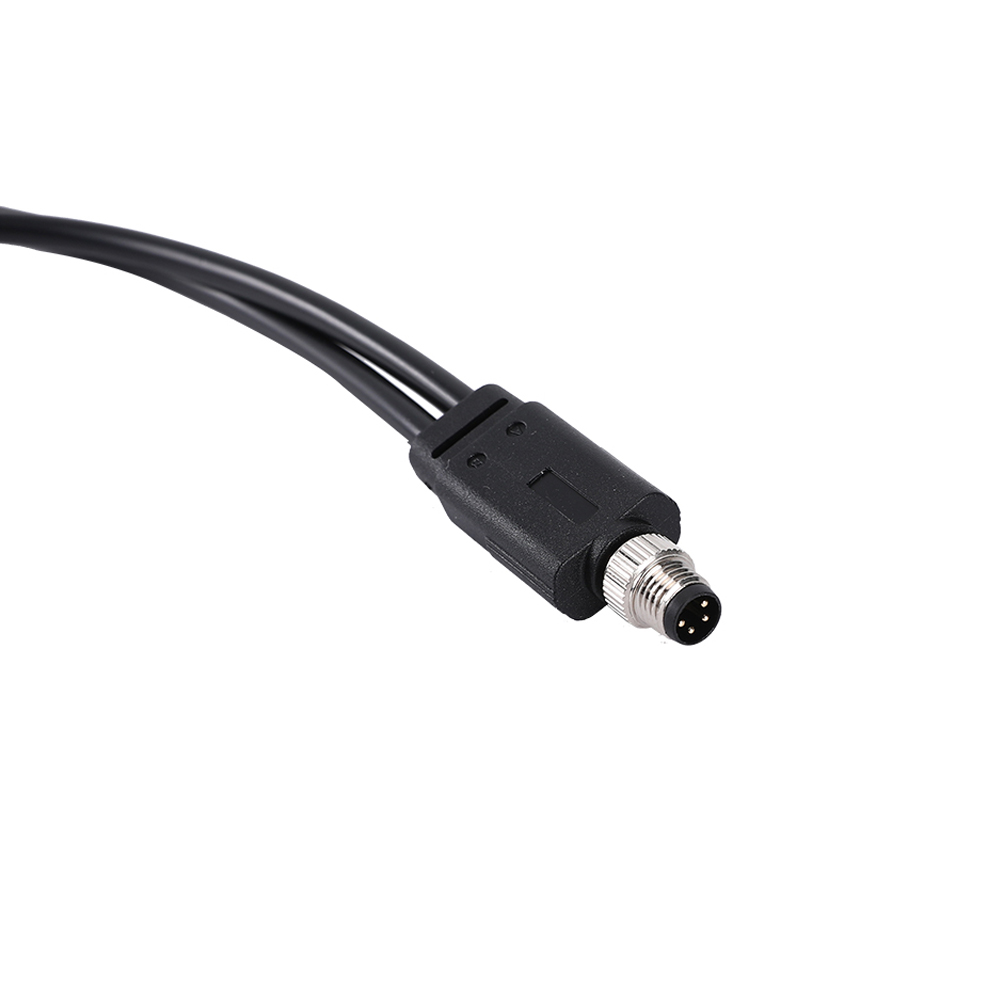 M8 male to dual female adapter cable