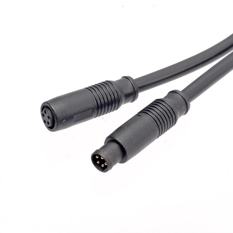 M8 5 pins Snap-in cable connectors