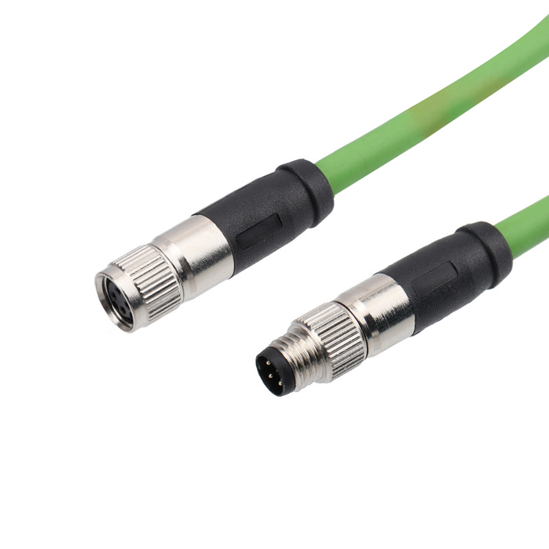 M8 3 4 5 pole male female damping cable