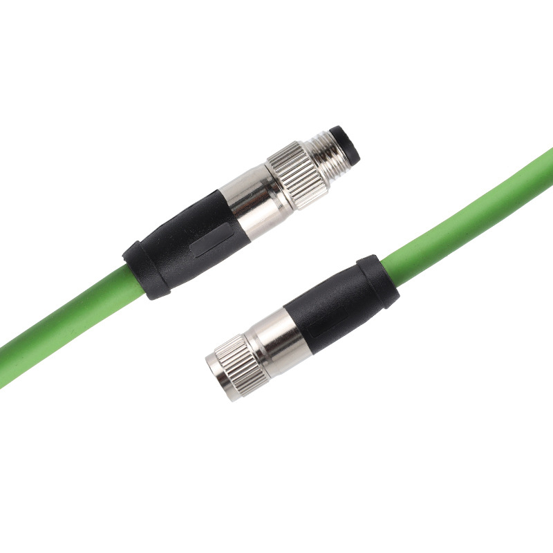M8 3 4 5 6 8 pin straight shielded damping cable