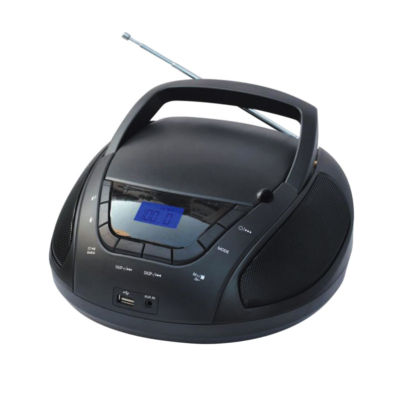 Portable CD Player with FM radio and BT speaker