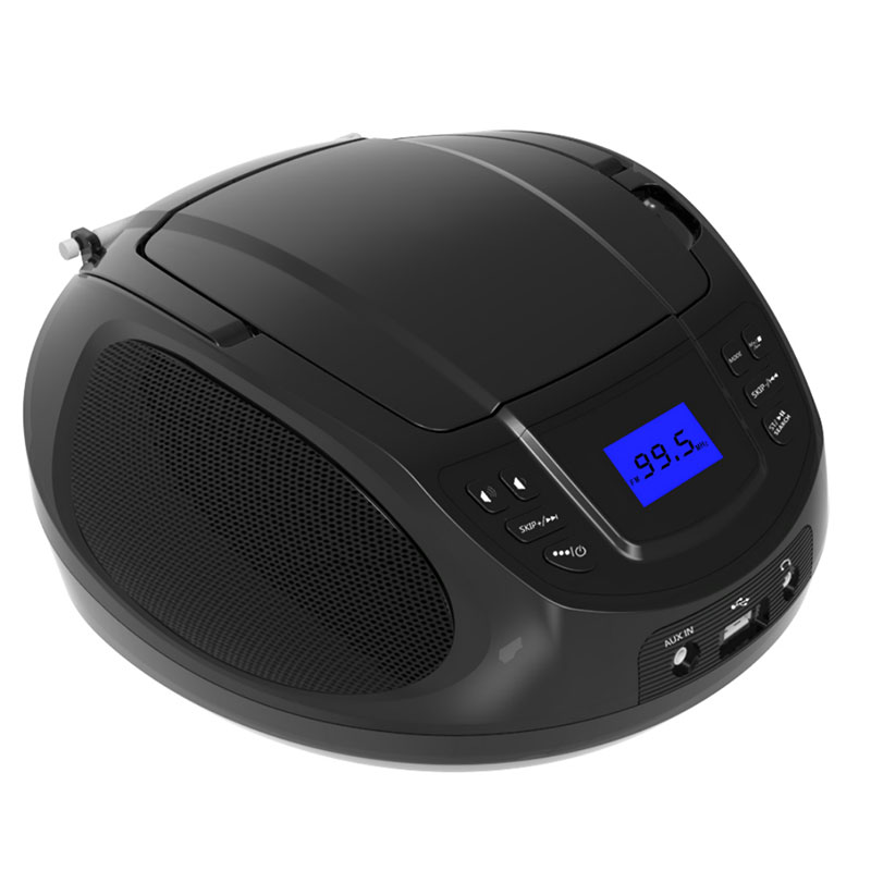 Tragbarer CD-Player mit UKW-Radio und BT-Lautsprecher