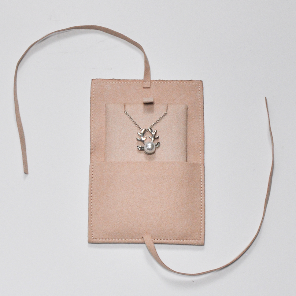 luxury velvet pouch bag grosgrain string cord embroidery logo jewelry packaging gift pouch bag