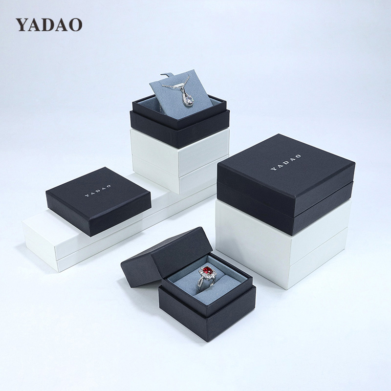 2023new arrival jewelry paper box with separated lid design